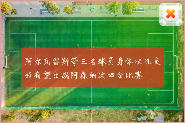 阿尔瓦雷斯等三名球员身体状况良好有望出战阿森纳次回合比赛